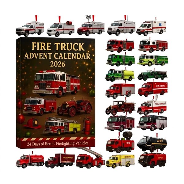 Calendrier de l'Avent Enfant 2026 – 24 jouets de pompiers