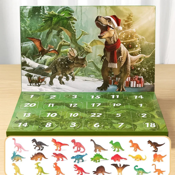 Calendrier de l'Avent dinosaures – 24 figurines, dès 3 ans