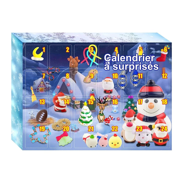 Calendrier de l'Avent enfant – 24 jouets surprises de Noël