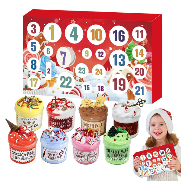 Calendrier de l'Avent slime – 24 jouets surprises pour enfants