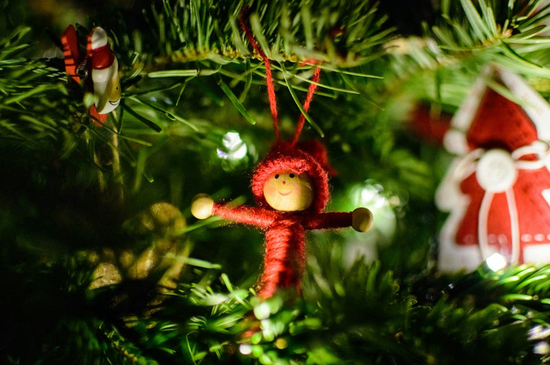 Boule de Noël sur un sapin