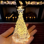 Mini sapin LED lumineux – veilleuse de Noël 10,5 cm