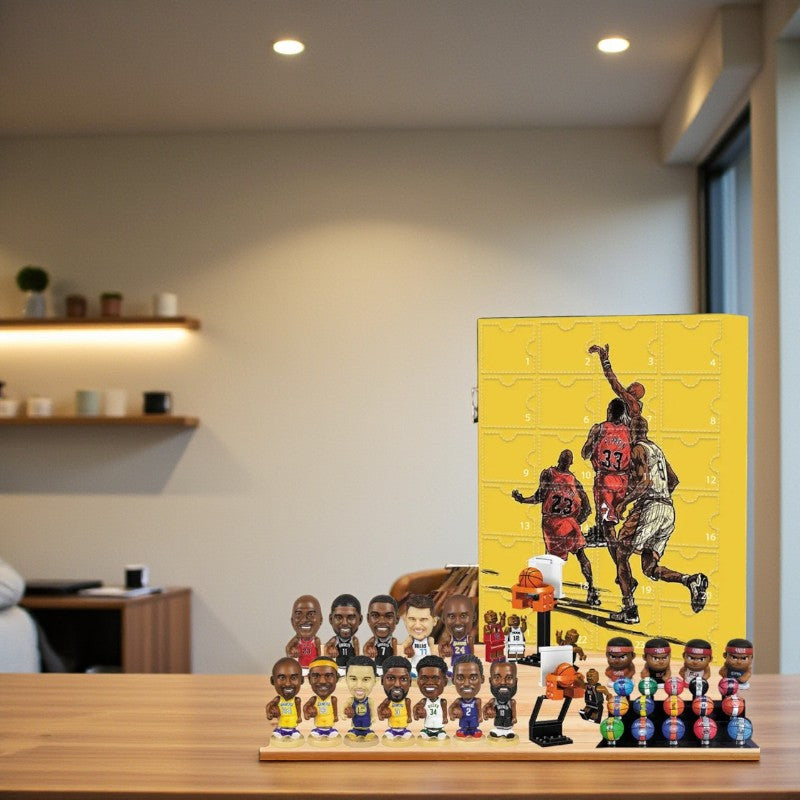 Calendrier de l'Avent Basket 2026 – 24 figurines à collectionner