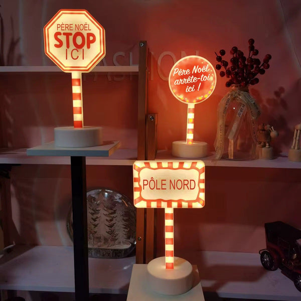Lampe panneau Pôle Nord – veilleuse LED vintage