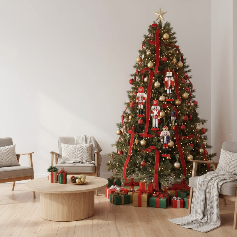 Lot de suspensions casse-noisette – Décorations de sapin