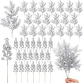 Picks pailletés baies et branches – lot de 10