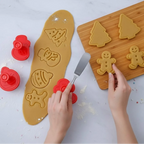 Emporte-pièces 3D de Noël – lot de 4 pour biscuits