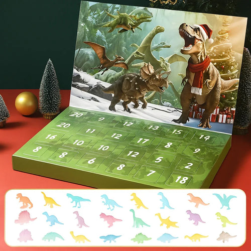 Calendrier de l'Avent dinosaures – 24 figurines, dès 3 ans