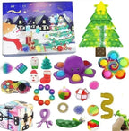 Calendrier de l'Avent enfant – jouets sensoriels anti-stress