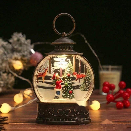Boule à neige vintage – Décor de Noël au charme d'antan
