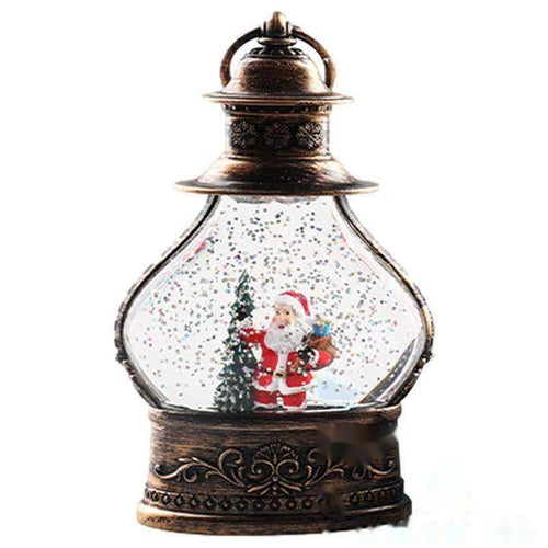 Boule à neige lumineuse – Décoration de Noël scintillante