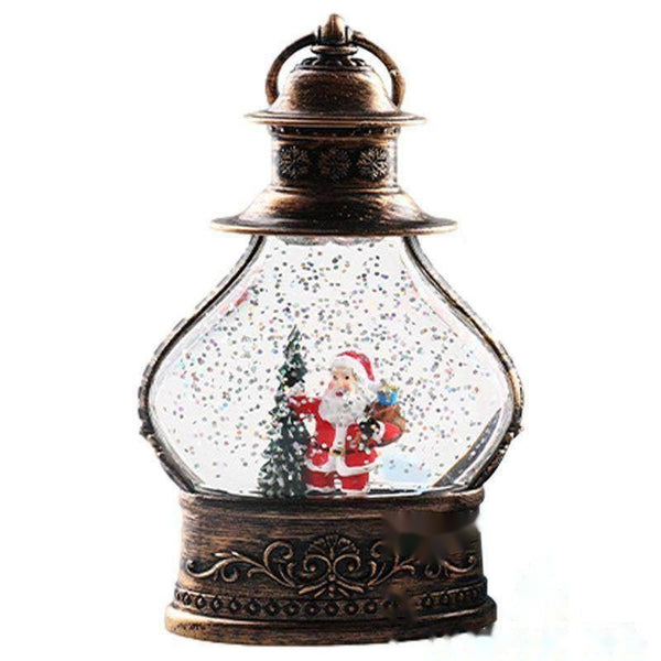 Boule à neige lumineuse – Décoration de Noël scintillante