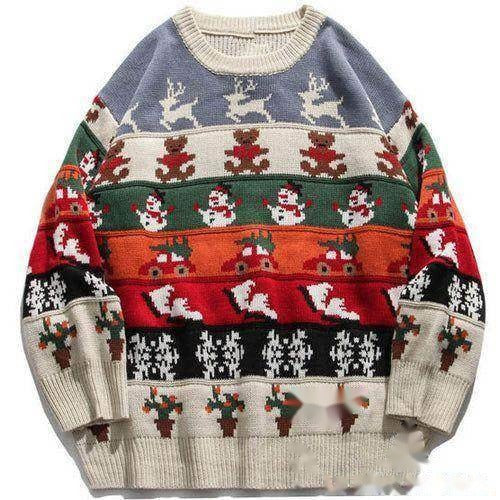 Pull de Noël moche homme – Look décalé pour les fêtes