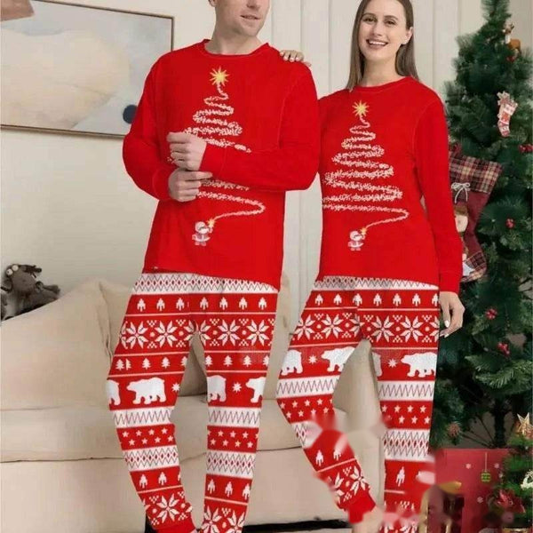Pyjama de Noël assorti pour couple – Homme et femme