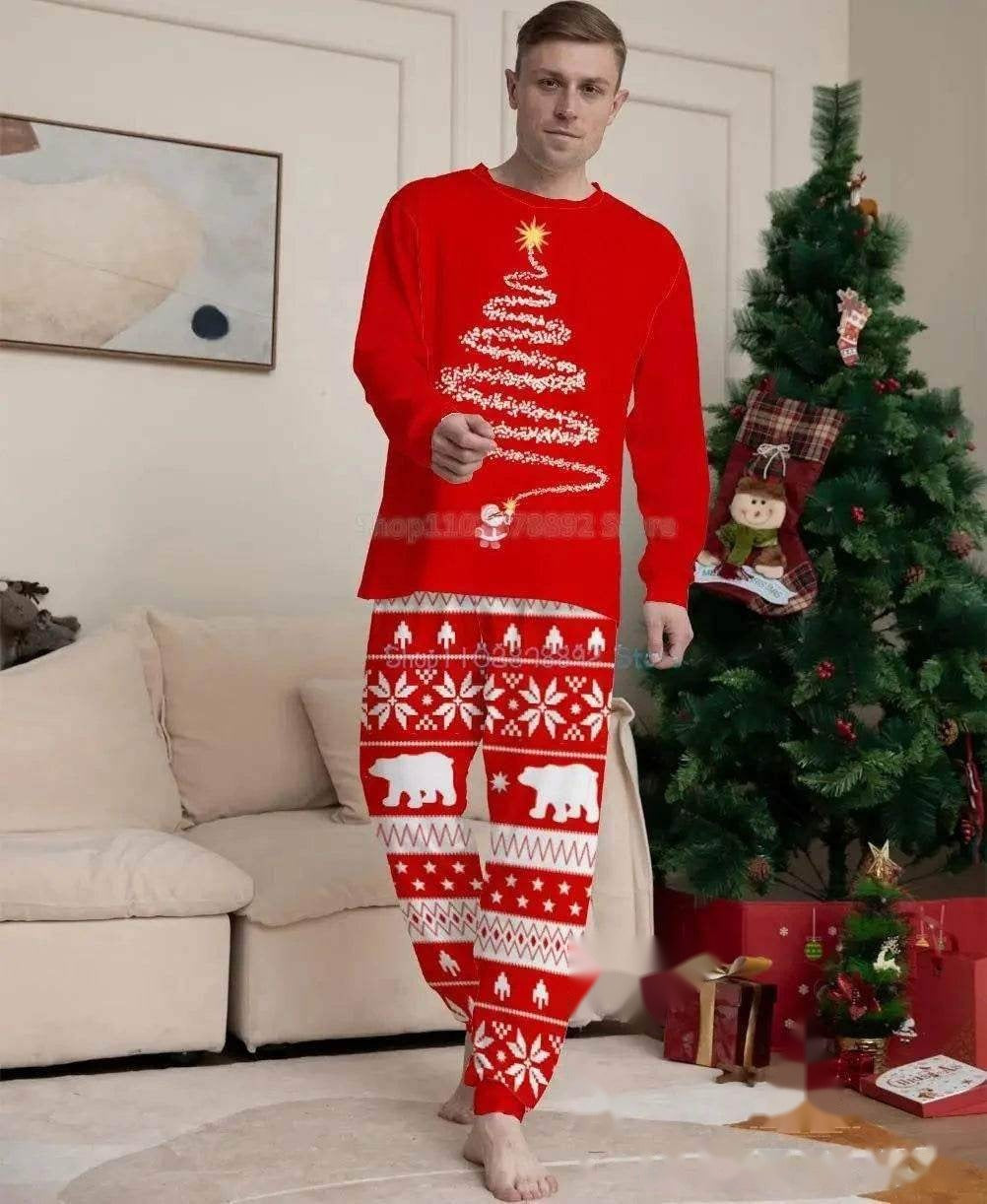 Pyjama de Noël assorti pour couple – Homme et femme