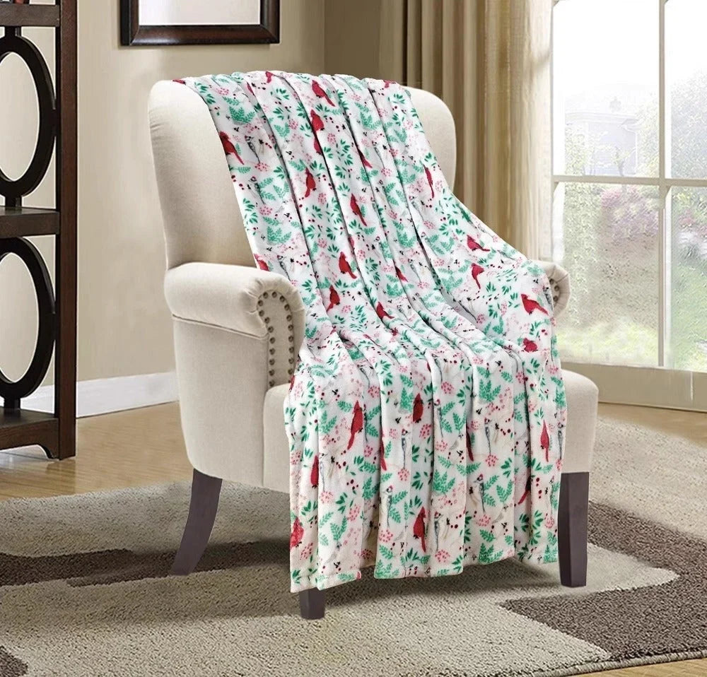 Couverture polaire de Noël pour enfant – motifs dessin animé