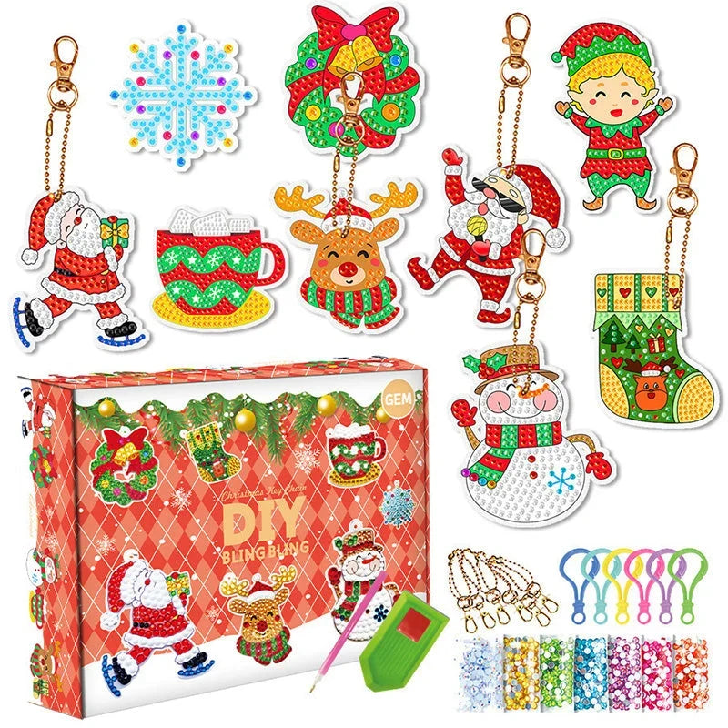 Kit de broderie diamant de Noël – ornements à créer soi-même