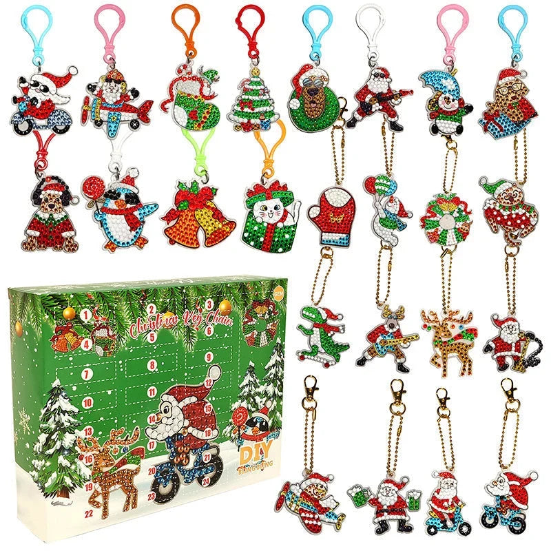 Kit de broderie diamant de Noël – ornements à créer soi-même