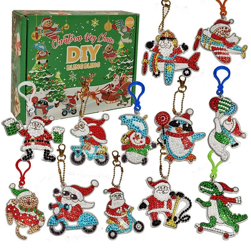 Kit de broderie diamant de Noël – ornements à créer soi-même