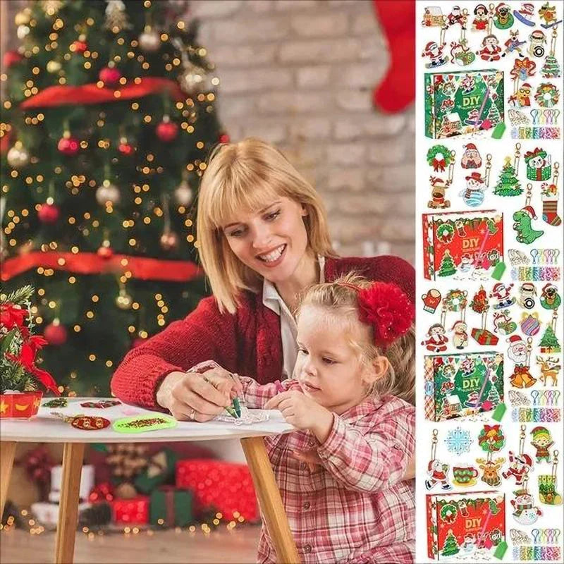 Kit de broderie diamant de Noël – ornements à créer soi-même