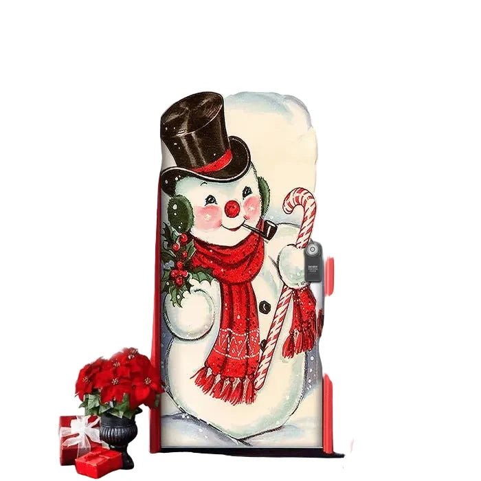Housse de porte de Noël – décor imprimé 90 x 200 cm