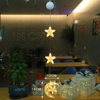 Décoration lumineuse de fenêtre à ventouse – LED blanc chaud