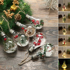 Ampoule décorative LED à suspendre – mini-paysage de Noël