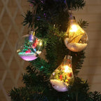 Ampoule décorative LED à suspendre – mini-paysage de Noël