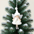Ange en peluche à suspendre – ornement de Noël 15 à 20 cm