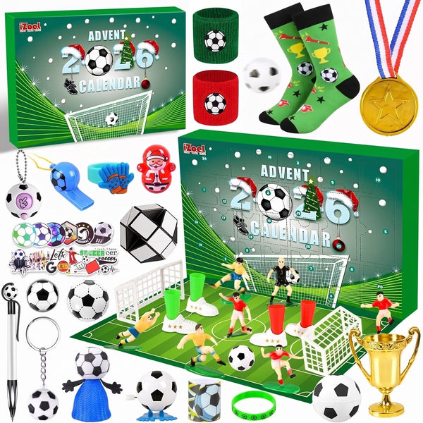 Calendrier de l'Avent Football 2026 – 24 surprises pour enfants