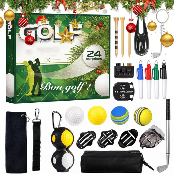 Calendrier de l'Avent Golf 2026 – Set de 24 accessoires