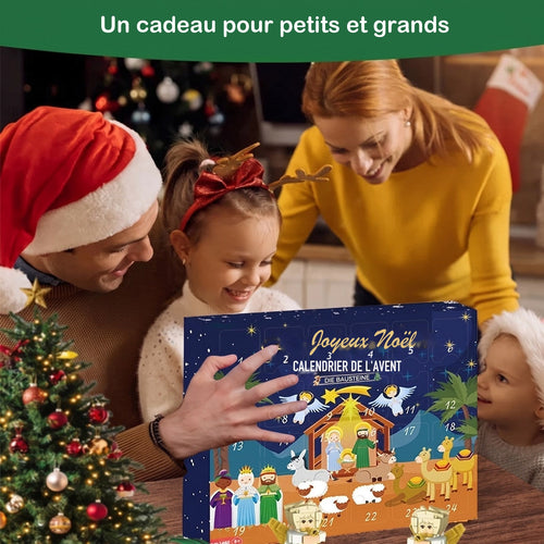 Calendrier de l'Avent Crèche 2026 – 24 sets de briques à construire